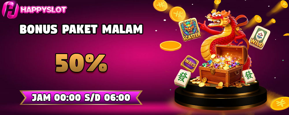 Promo Paket Malam 50% Slot